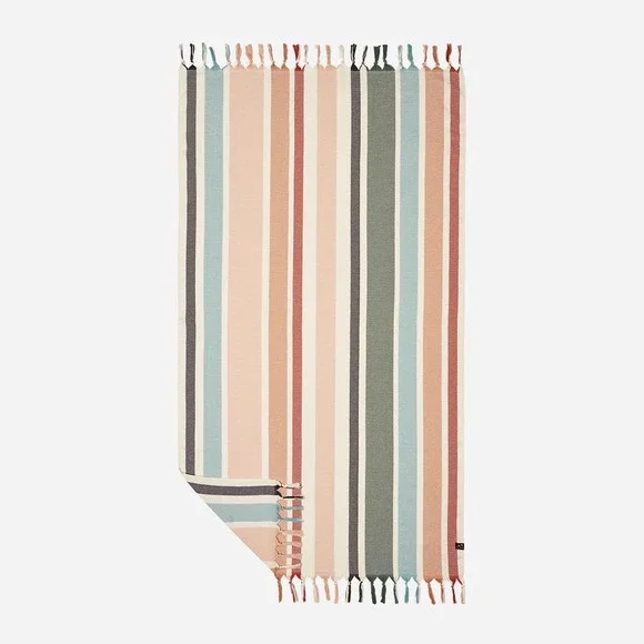 Slowtide Zoey Turkish Towel 100% Cotton Striped Beach Travel Wrap NEW - Picture 2 of 5